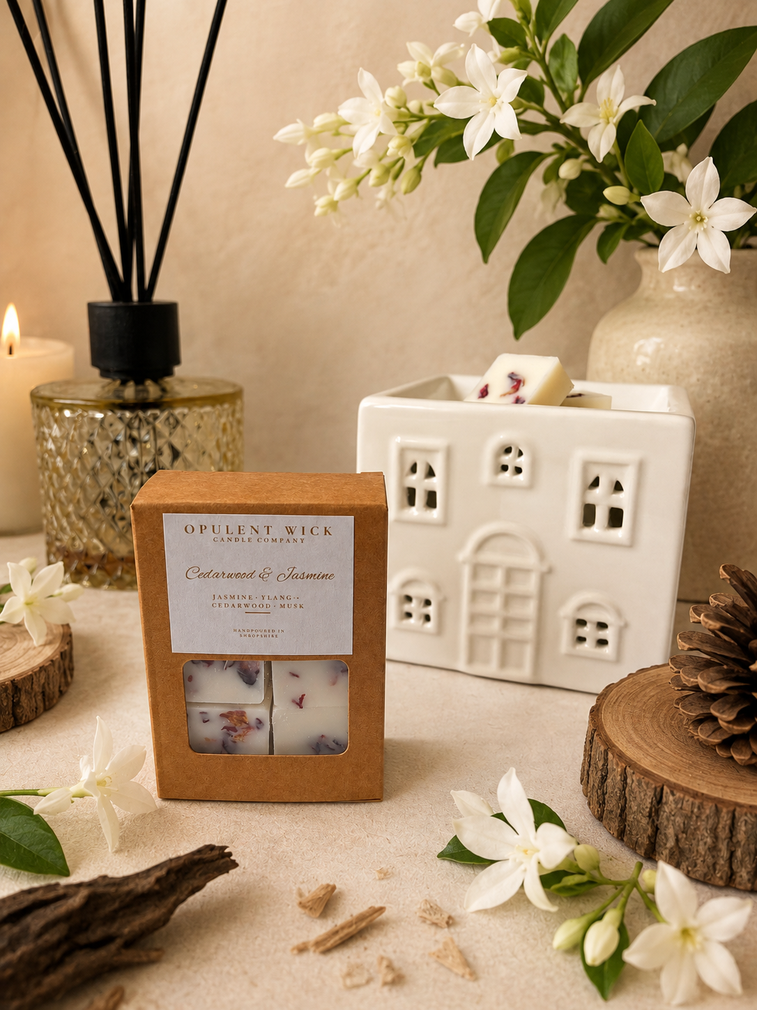 Wax melts - Cedarwood & Jasmine