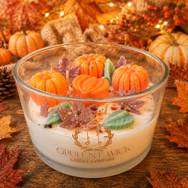 XL Pumpkin Spice Candle – Luxury Autumn Statement Candle 🎃🍂