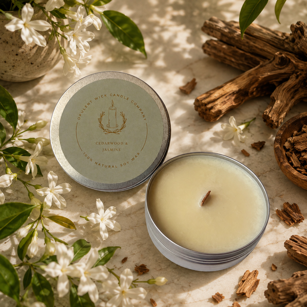 Autumn mini candles - Cedarwood & Jasmine